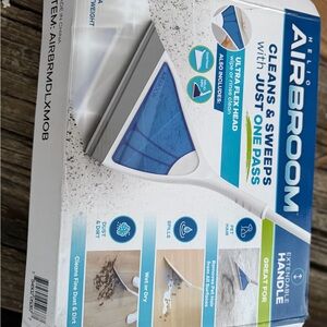 Blue and White Cleaning Tool